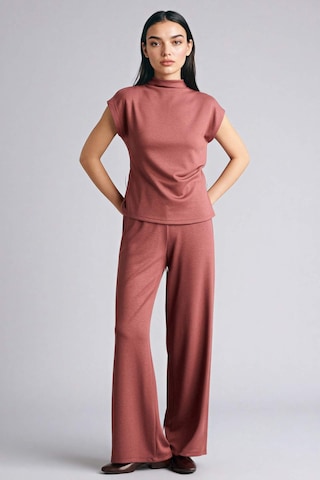 Defacto Slım Fıt Yarım Balıkçı Yaka Kısa Kollu Tişört F7760ax26spbr303 Bordo-br303