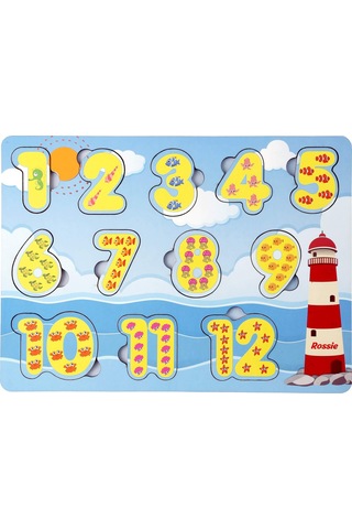Rossie Ahşap Sayılar  Yapboz
