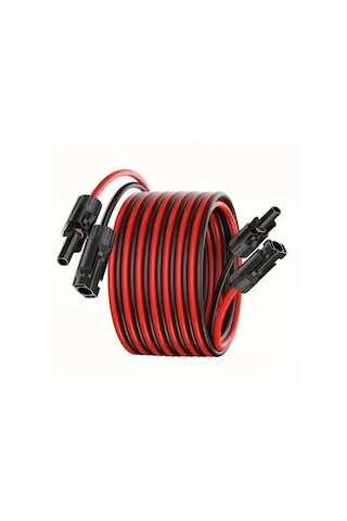 Xuweiwei 5m Mc4 Sarj Kablosu 12awg Uv Direncli Guclu Solar Panel Kablosu Erkek Disi Konnektor