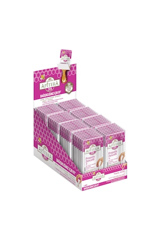 Apitera ZEN Doğal Bal, C Vitamini, Çinko, Selenyum, Zencefil, Tarçın, Karanfil, Karabiber, Limon ve Propolis İçeren Takviye Edici 56'lı Saşe