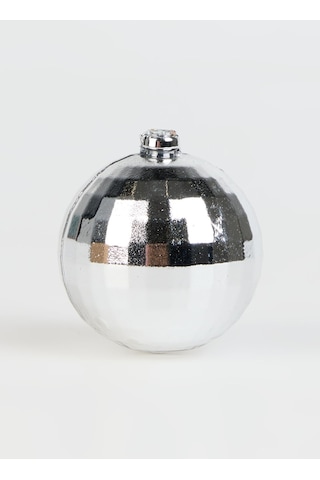 Evvon Yılbaşı Süsü Xms 5 Cm 6'lı Disco Top Gri