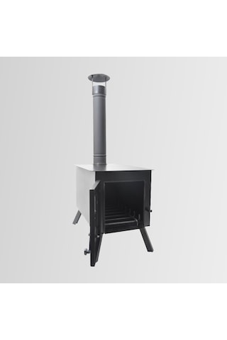 Nurgaz Ng Csk Çadır Kamp Sobası Küçük Çantalı Gri