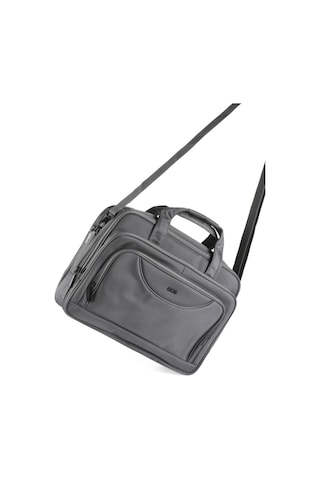 Ççs 71384 Erkek Evrak Çantasi Gri Melanj