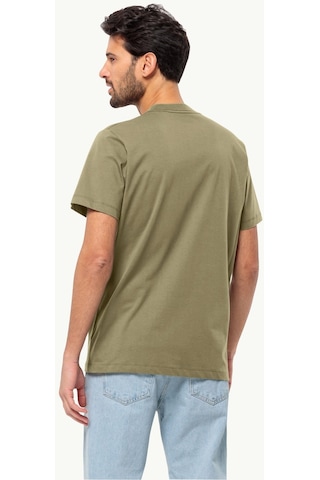 Jack Wolfskin Essential T M Erkek T-shirt-28377-yeşil Yeşil