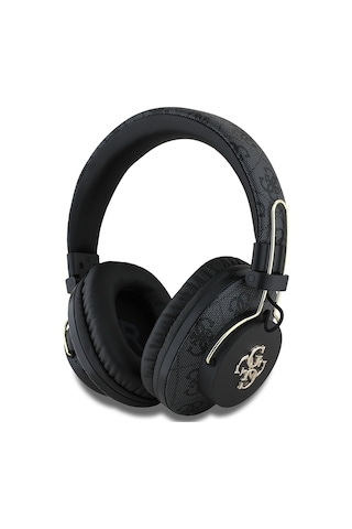 Guess Enc Teknolojili Metal Logolu Bluetooth Kulak Üstü Kulaklık Siyah