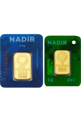 Tuğrul Kuyumculuk 3.5 Gram Külçe Altın 24 Ayar (2.5+1)