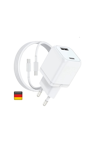Woyax by Deji Gan 33 W Type-C PD - USB Type-C Hızlı Şarj Kablosu Ve Adaptörü 1.2 M