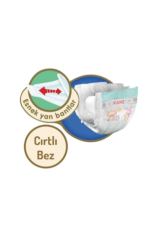 Kanz Yenidoğan Bebek Bezi 1 Numara Mega Paket 80 Adet