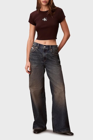 Calvin Klein Bayan T Shirt Lv047ab802 2e8 Bordo Bordo
