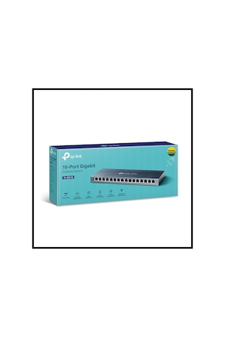 Tp-lınk Tl-sg116 Un V2, 16 Port, Gigabit, Metal Kasa, Masaüstü Switch