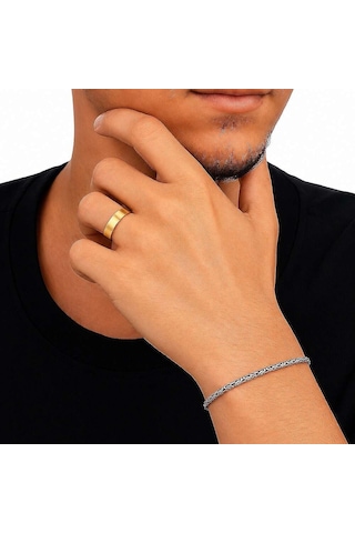 Tesbihane 925 Ayar Gümüş 3 Mm Erkek Kral Bileklik