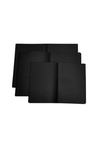 Folix Spiralli Siyah Defter 120 Gr. 17 x 24 CM. 40 Yp. N11.1343