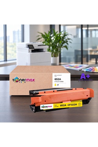 Hp 652a Cf322a Sarı Uyumlu Toner A Plus / Color Laserjet Enterprise M651 / Flow Mfp M680
