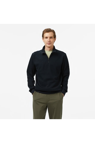 Nautica Erkek Siyah Classic Fit Sweatshirt Düz K57092t Siyah