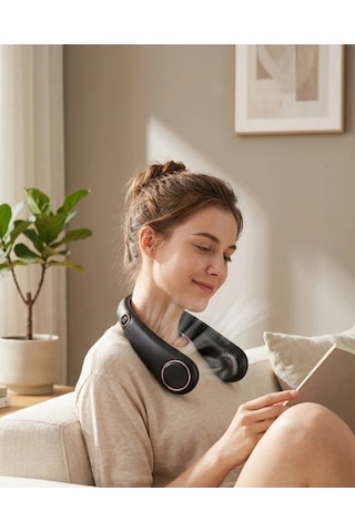 Gizli Turbo Tasarımlı Sessiz Çalışan Boyun Fanı