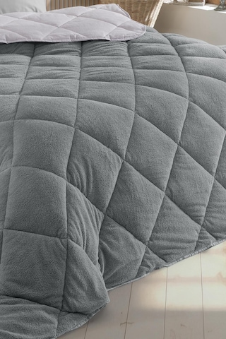 Tek Kişilik Lüx Wellsoft Yorgan Çift Taraflı Yorgan 155 X 215 Gri Gri