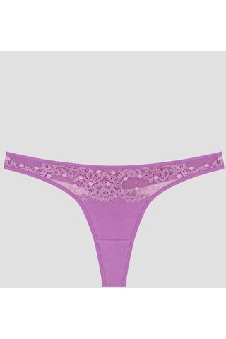 Joyful Spring Dantel Detaylı 3lü Tanga Külot Çok Renkli