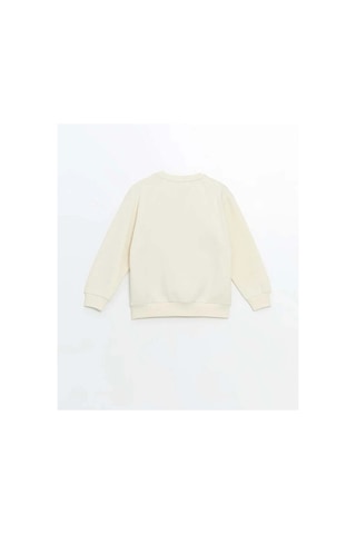 LC Waikiki Lcw Kidsbej Bisiklet Yaka Erkek Çocuk Kalın Sweatshirt Bej