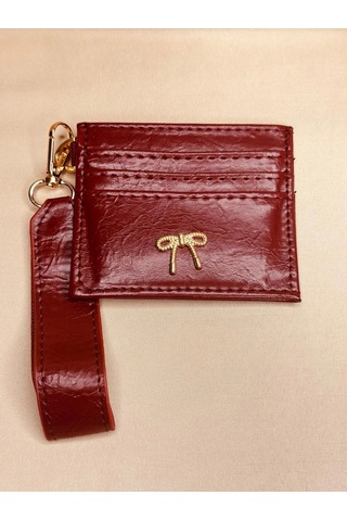 Elora Atelier Bordo Fiyonk Kartlık Çok Renkli
