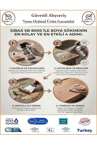 Sibax Boya Sökücü Sprey - 400 Ml