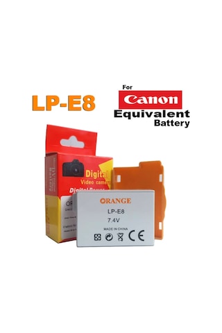 Lp-E8 Batarya Canon Eos 550D 600D 650D 700D Uyumlu Lpe8 Pil