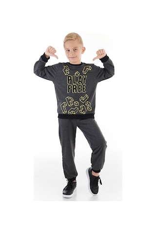 Denokids Mushi Play Free Erkek Çocuk Pantolon Takım Çok Renkli