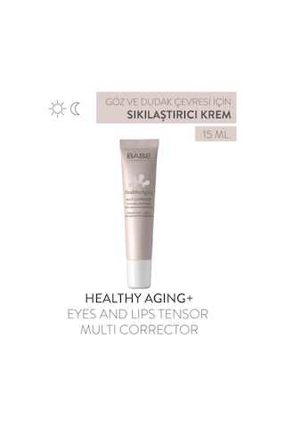 Babe Healthyaging+ Eyes and Lips Tensor Multi Corrector 15ml - Sıkılaştırıcı Göz-Dudak Kremi
