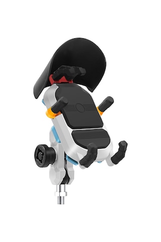 Wezone Motorcycle Telefon Tutucu Alüminyum六色li Yüksek Performanslı Altı Çene Amortisörlü Kilitli M8 Topu Uçlu Şarj Yok Diğer