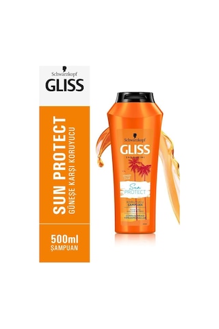 Gliss Sun Protect Güneşe Karşı Koruyucu Şampuan 3 x 500 ML