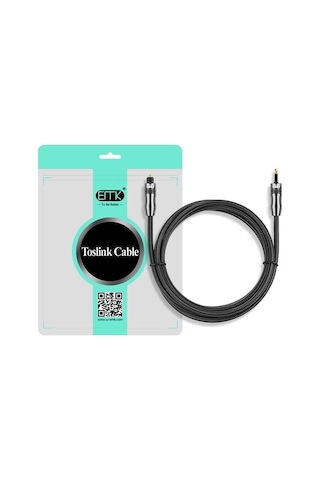 Flybuy Emk Od6.0mm 3.5mm Toslink - 1.5m Mini Optik Ses Kablo