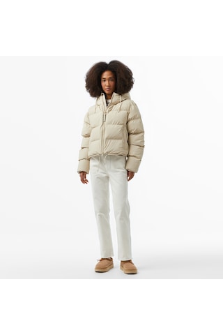 Rains Alta Short Puffer Kadın Krem Montdüz15150