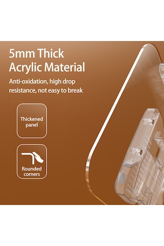 Lemestar Akrilik R23 Okuma Ayakçısı - 13 Açı Seçeneği İle Taşınabilir - 14-17.3 İnç Dizüstü Bilgisayar Ve Tablet Uyumlu Gümüş