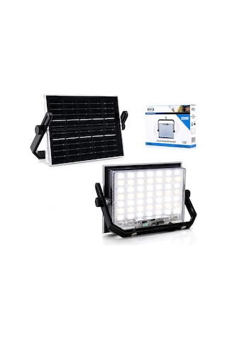 200w Güneş Enerjili Led Işık Solar Projektör - Fener Kamp - Dış Mekan 3 Farklı Led Işık 348961 Lmb 4741