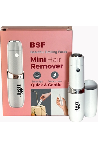 BSF Beautiful Smiling Faces Ls-01 Mini Face Yüz Tüy Alma Tıraş Makinesi Temizleme Fırçası