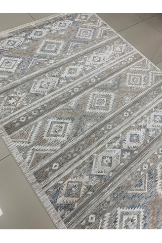 Merinos Halı Valeria 91008 060 Serisi Salon Oturma Yatak Odası Halısı Gri