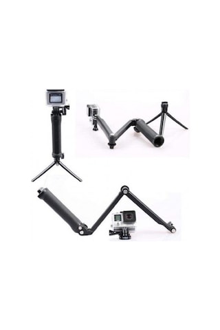 Eken Sjcam Gopro 3 Way Monopod Kafa Bandı Göğüs Kemeri 5li Set Çok Renkli