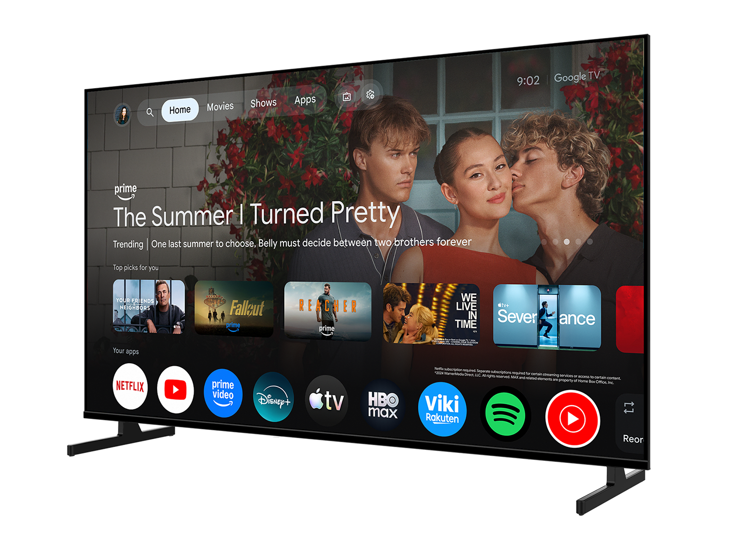 Beko Crystal 7 B 755 D SMART TV 55" QLED 4K UHD Google TV