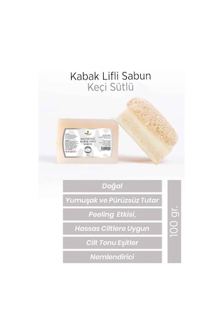 Tubalife Keçi Sütlü ve Kabak Lifli Doğal Sabun 100 G