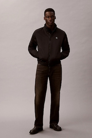 Calvin Klein Uzun Kollu Dolgulu Harrington Erkek Siyah Ceket Lv04rc516g-ub1 Siyah