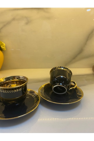 Allaire 2li Kahve Fincan Seti - Renkli - 90 Ml