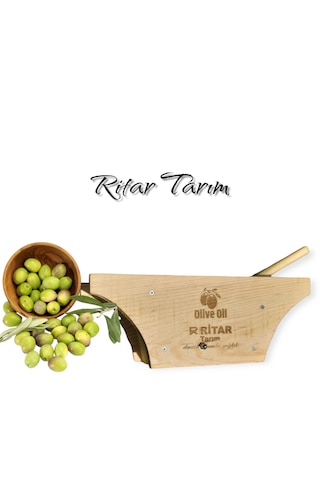 Ritar El Yapımı Ahşap Zeytin Kırma Makinesi / Aleti