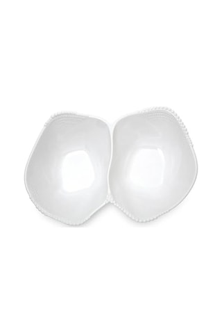 Melamin 2 Bölmeli Beyaz Servis Kase 32.6x24.6x7.1 Cm Genel