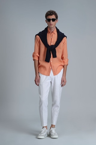 Lufian Erkek Pitaya Basic Comfort Fit Gömlek 111010611 Oranj Turuncu