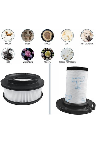 Zr00907/zr009008/rh98xx/99xx Elektrikli Süpürgelerin Ön Ve Arka Kısımları İçin 6 Adet Yedek Hepa Filtresi