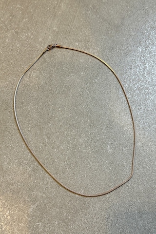 Kyoto Dizayn Snake Model Rose Gold Renk Şık Tasarım 316l Çelik 50cm Kolye Rose Gold