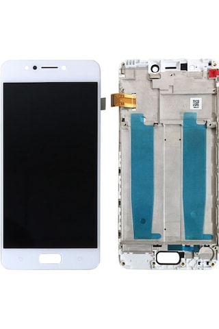 Cbtx Asus Zenfone 4 Max Zc520kl X00hd Digitizer Uyumlu Lcd Ekran Çerçeveli Tam Montaj Beyaz