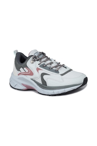 Jump 30866 Gri - Bordo Kadın Sneaker Günlük Spor Ayakkabı Gri