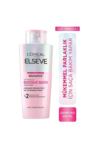 Elseve Glycolic Gloss Şampuan 200 ML