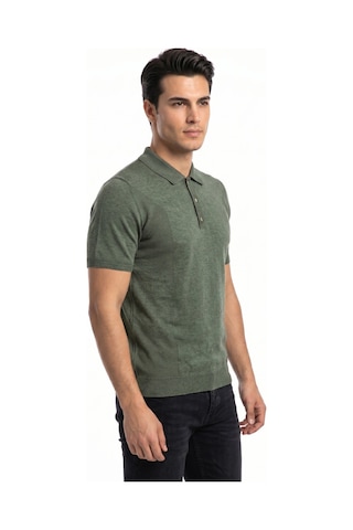 Raymons Erkek Polo Yaka Kısa Kollu Triko Tişört Regular Kalıp Bgl-st05560 Haki