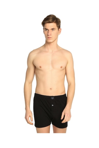 Tutku Düğmeli Erkek Boxer Şort 5'Lü Paket